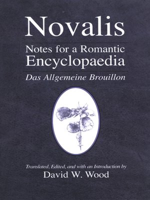 cover image of Notes for a Romantic Encyclopaedia